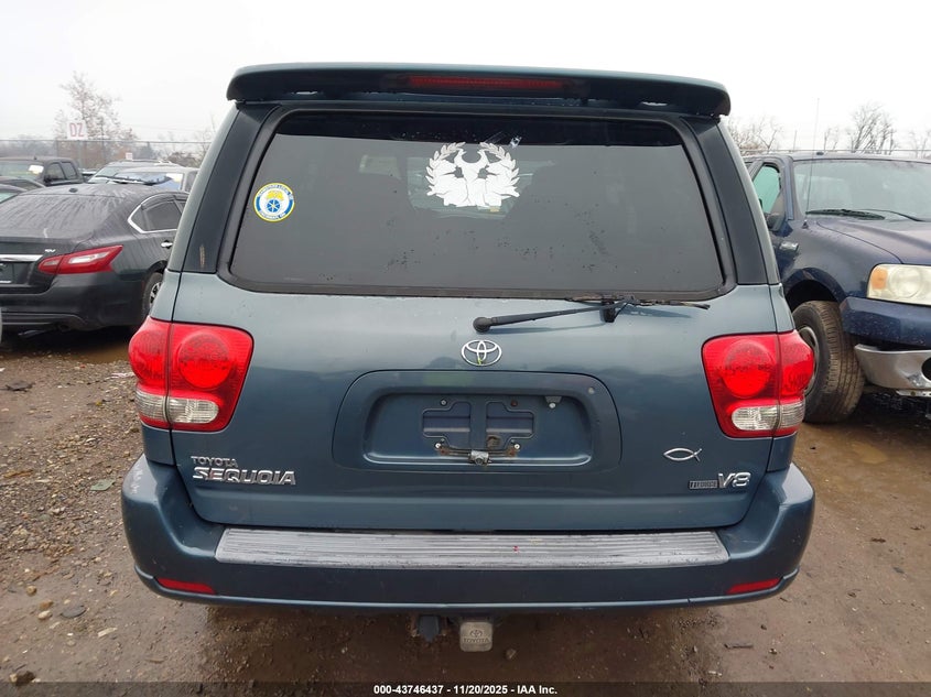 2006 Toyota Sequoia Limited V8 VIN: 5TDZT38A66S276413 Lot: 43746437