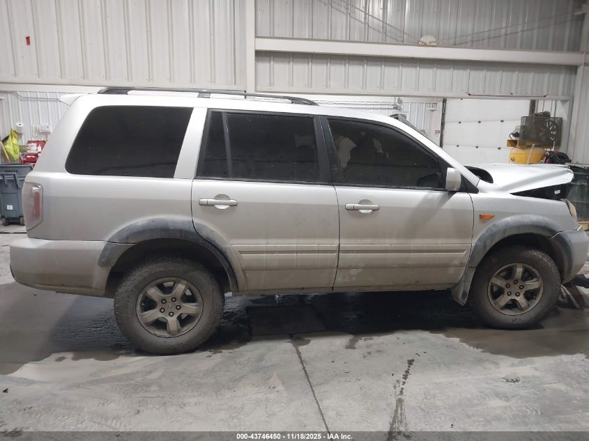 2007 Honda Pilot Ex-L VIN: 5FNYF187X7B002908 Lot: 43746450