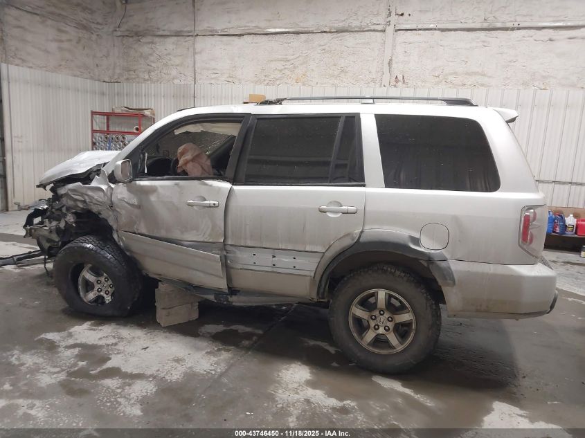 2007 Honda Pilot Ex-L VIN: 5FNYF187X7B002908 Lot: 43746450