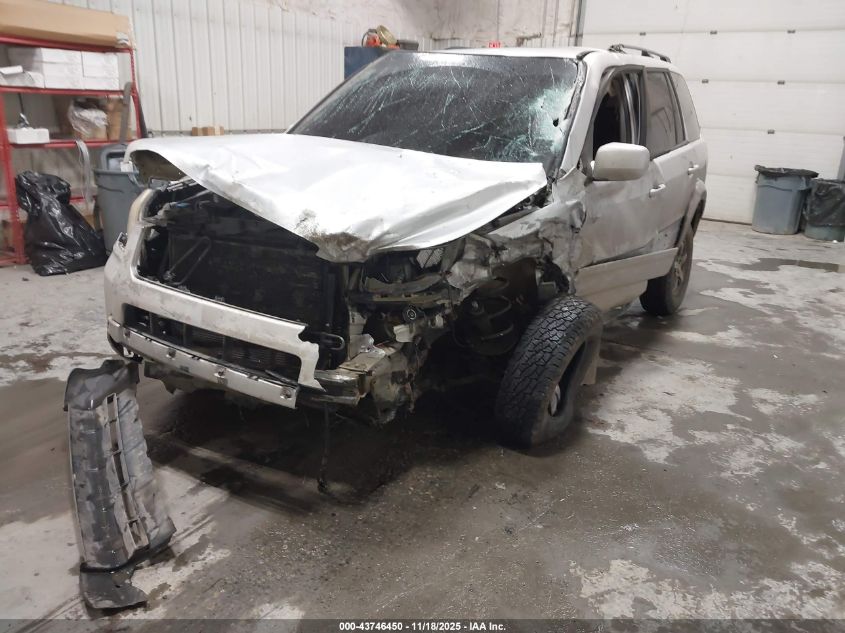 2007 Honda Pilot Ex-L VIN: 5FNYF187X7B002908 Lot: 43746450