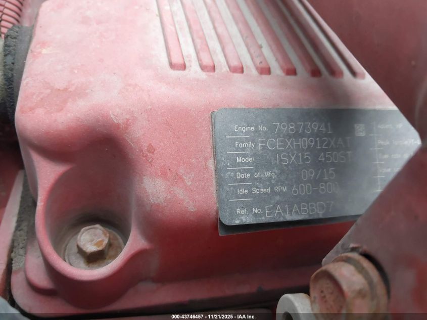 2016 International Lonestar VIN: 3HSCXAPR1GN178818 Lot: 43746457