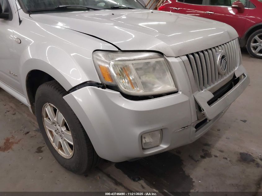 2008 Mercury Mariner I4 VIN: 4M2CU81Z38KJ09608 Lot: 43746490