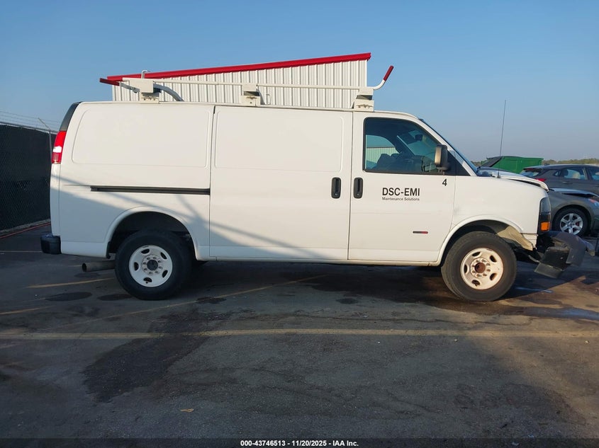 2020 Chevrolet Express Cargo Rwd 2500 Regular Wheelbase Wt VIN: 1GCWGAF16L1260073 Lot: 43746513