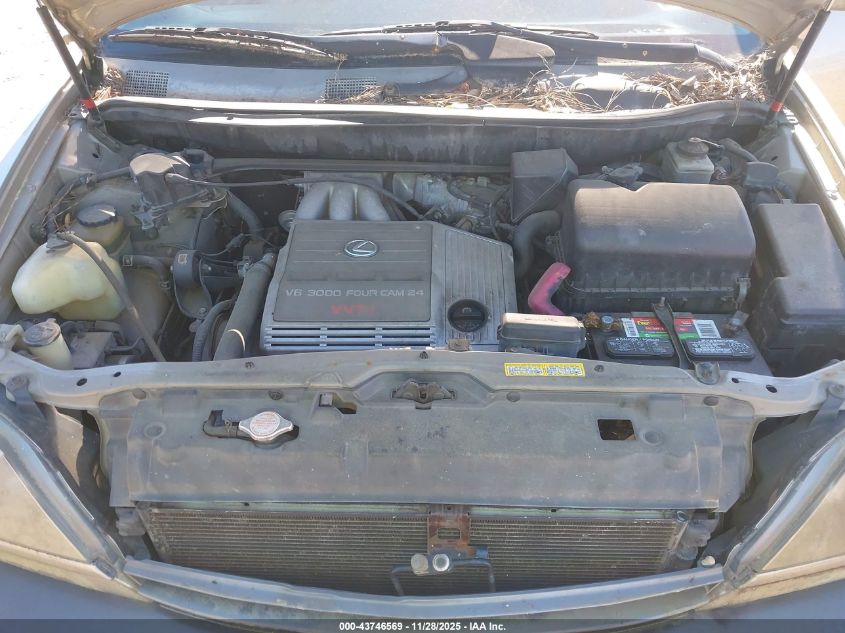 2000 Lexus Rx 300 VIN: JT6GF10UXY0075412 Lot: 43746569