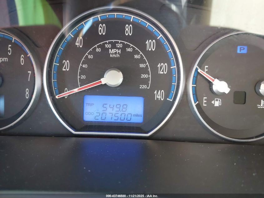 2007 Hyundai Santa Fe Limited/Se VIN: 5NMSH13E47H035407 Lot: 43746588