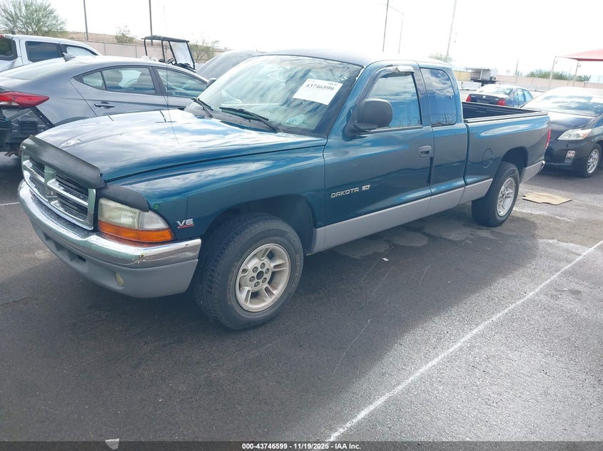 1B7GL22X5WS756304 1998 DODGE DAKOTA photo no. 2