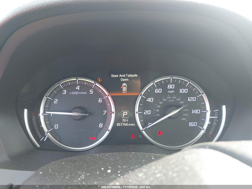 2019 Acura Mdx Standard VIN: 5J8YD4H34KL031851 Lot: 43746685