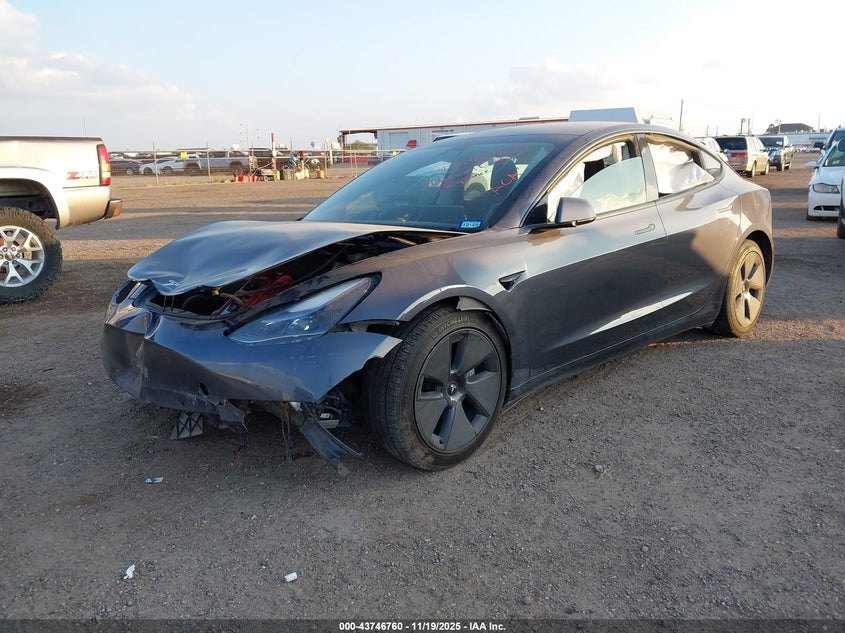 5YJ3E1EA3MF991451 2021 TESLA MODEL 3 photo no. 2