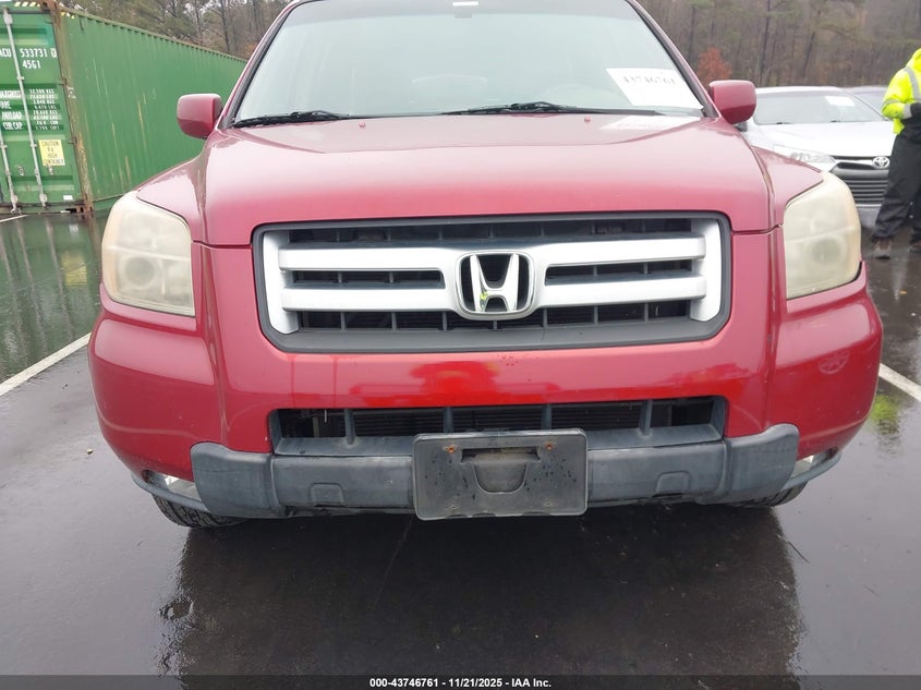 2006 Honda Pilot Ex-L VIN: 5FNYF18766B020353 Lot: 43746761