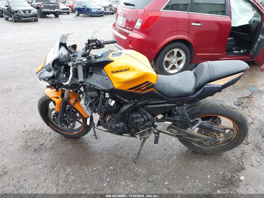 2025 Kawasaki Ex650 P VIN: ML5EXEP17SDAF3781 Lot: 43746855