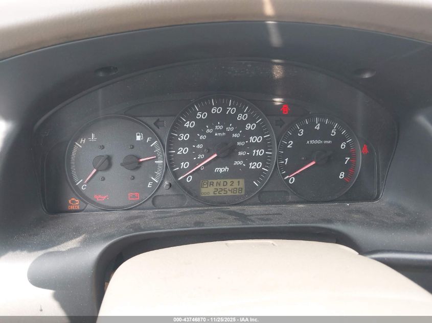 2001 Mazda Mpv Dx/Es/Lx VIN: JM3LW28G710185567 Lot: 43746870