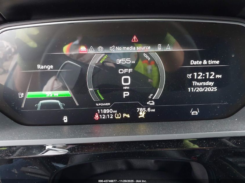 2024 Audi Q8 E-Tron Premium Plus Quattro VIN: WA15AAGE5RB049393 Lot: 43746877