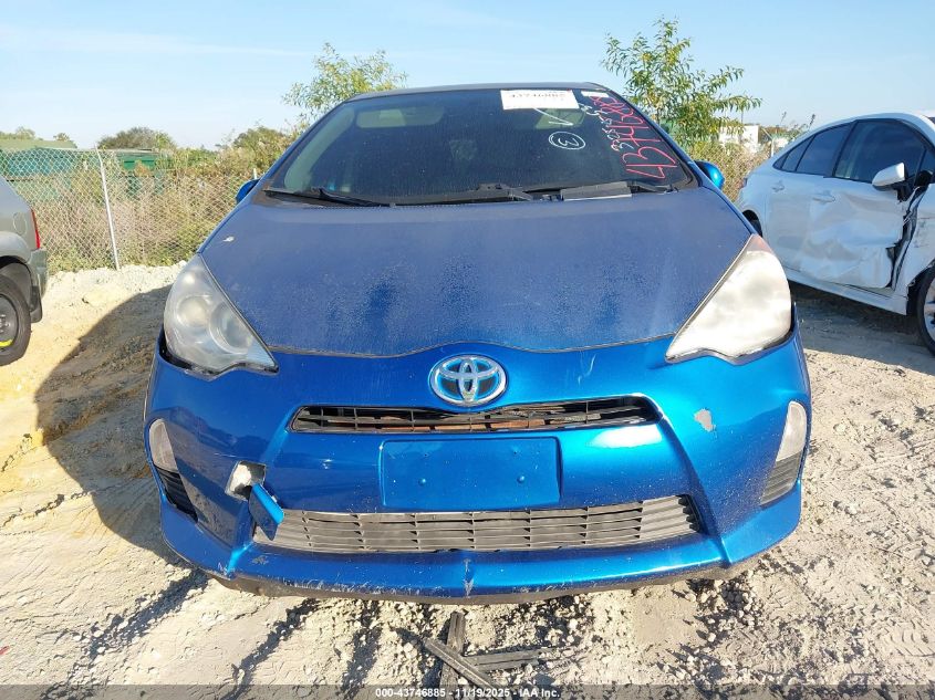 2013 Toyota Prius C Two VIN: JTDKDTB35D1535248 Lot: 43746885