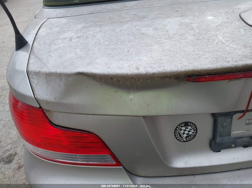 2008 BMW 128I VIN: WBAUL73558VE88420 Lot: 43746891