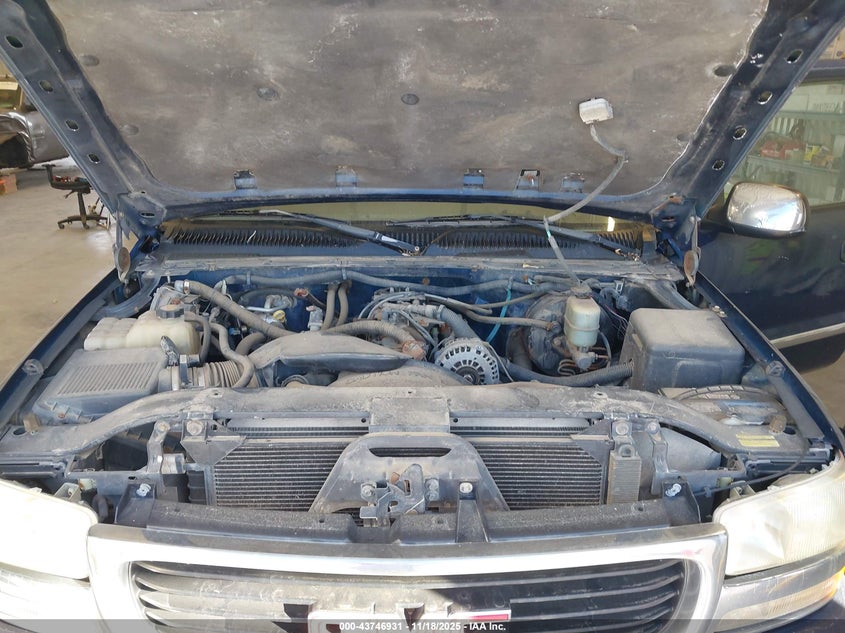 2000 GMC Sierra 1500 Sle VIN: 2GTEK19T2Y1332735 Lot: 43746931