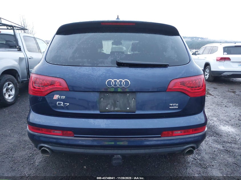 2013 Audi Q7 3.0 Tdi Premium VIN: WA1VMAFE3DD007438 Lot: 43746941