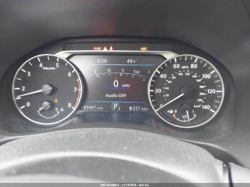 2023 Nissan Altima Sl Fwd VIN: 1N4BL4EV5PN360623 Lot: 43746973