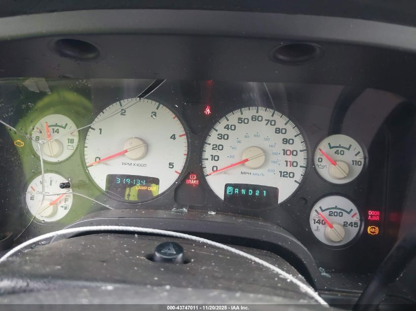 2005 Dodge Ram 2500 Slt/Laramie VIN: 3D7KS26C55G709032 Lot: 43747011