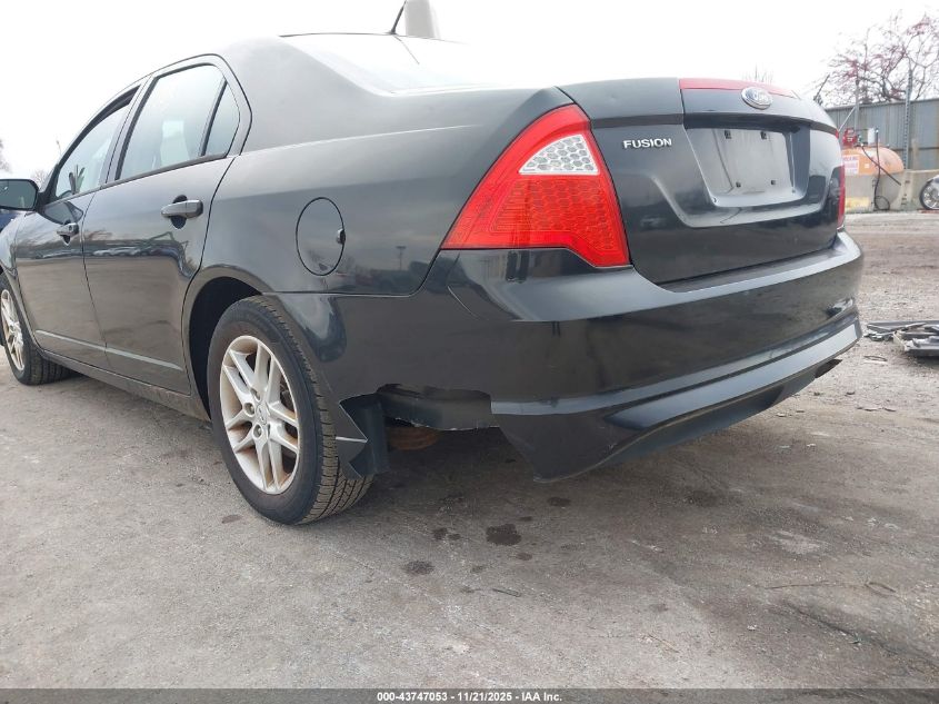 2012 Ford Fusion S VIN: 3FAHP0GA1CR310374 Lot: 43747053