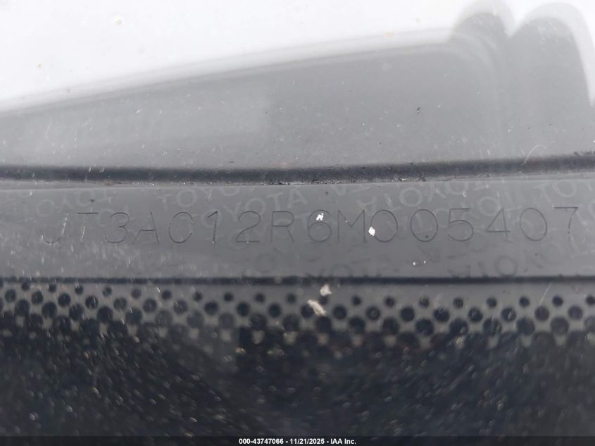 1991 Toyota Previa Le VIN: JT3AC12R6M0054071 Lot: 43747066