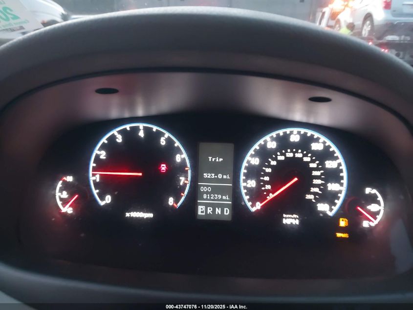 2009 Hyundai Azera Limited VIN: KMHFC46F89A372919 Lot: 43747076