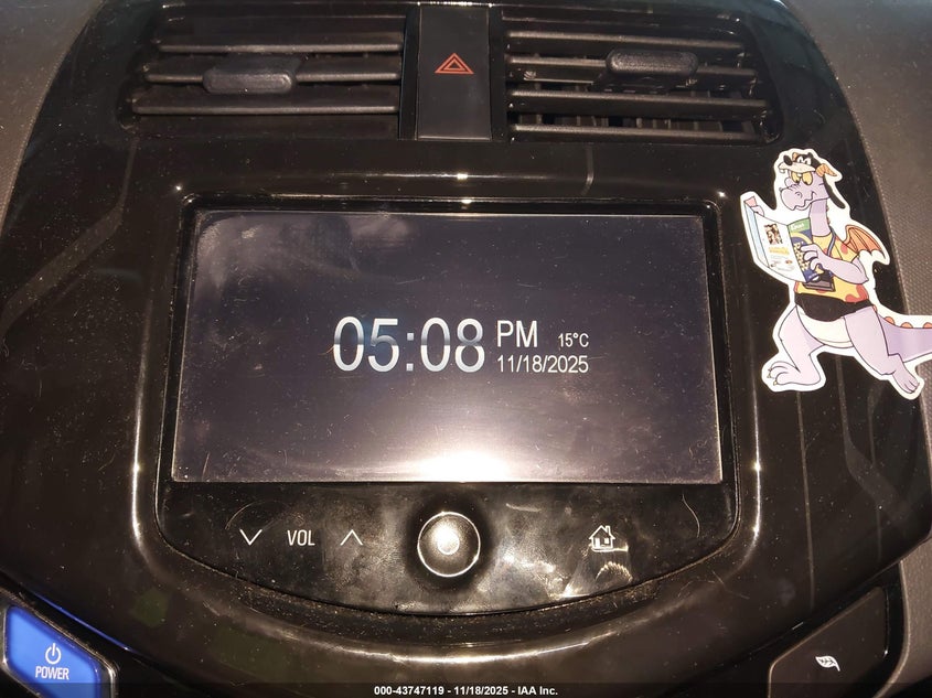 2015 Chevrolet Spark Ev 1Lt VIN: KL8CK6S0XFC772125 Lot: 43747119