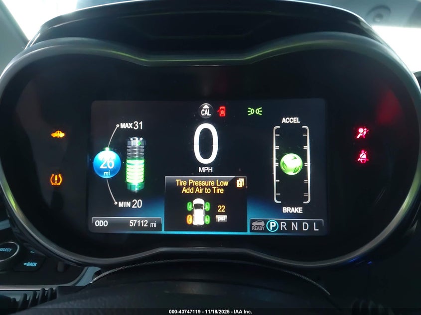 2015 Chevrolet Spark Ev 1Lt VIN: KL8CK6S0XFC772125 Lot: 43747119