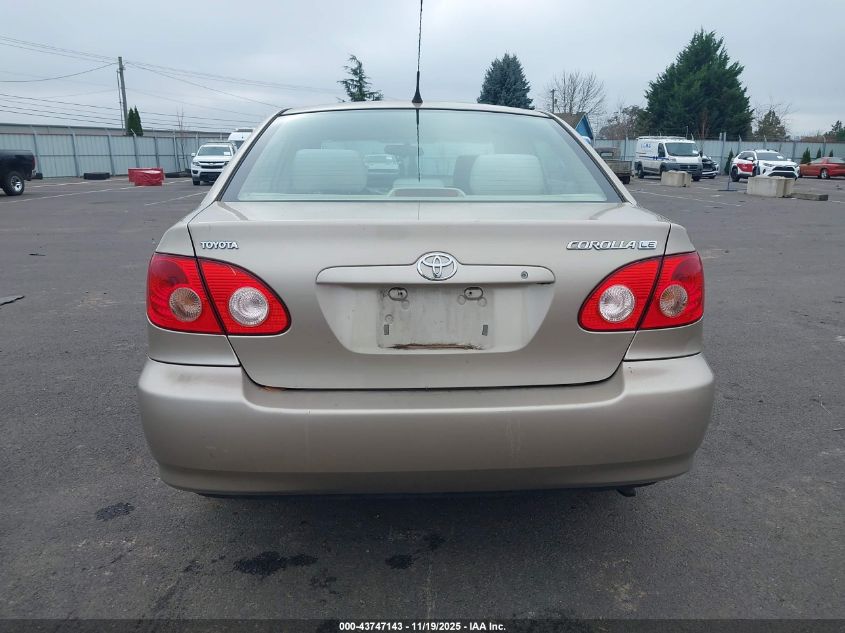 2006 Toyota Corolla Le VIN: 1NXBR30E96Z663396 Lot: 43747143