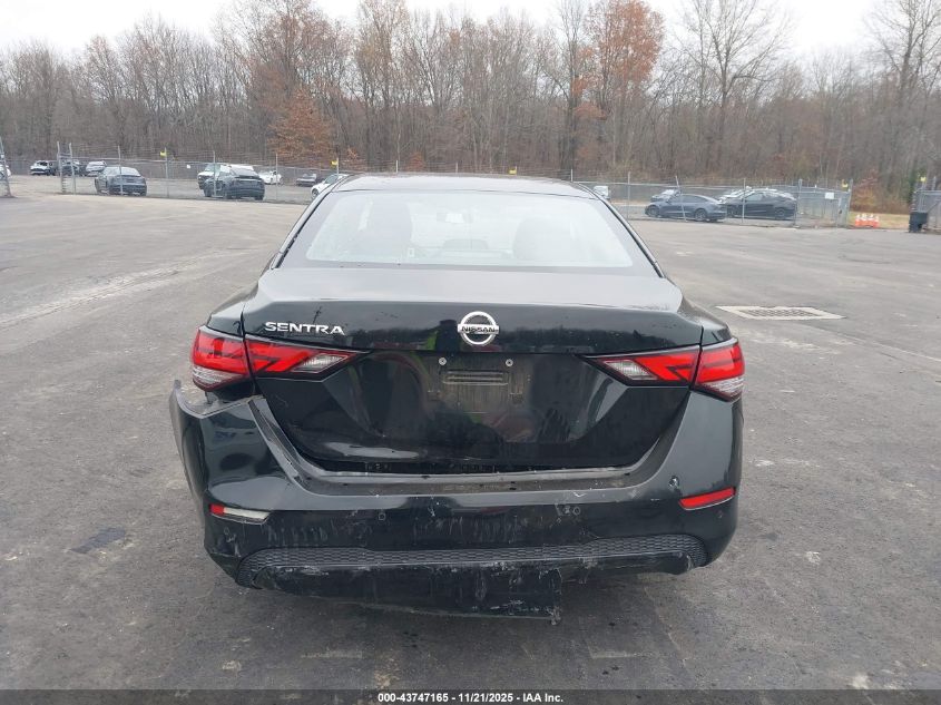 2020 Nissan Sentra S Xtronic Cvt VIN: 3N1AB8BV8LY262903 Lot: 43747165