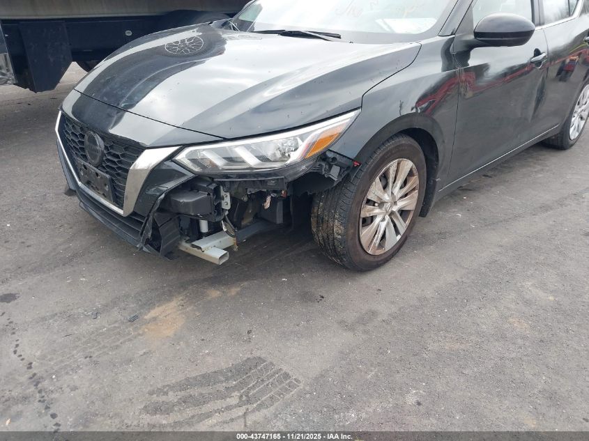 2020 Nissan Sentra S Xtronic Cvt VIN: 3N1AB8BV8LY262903 Lot: 43747165