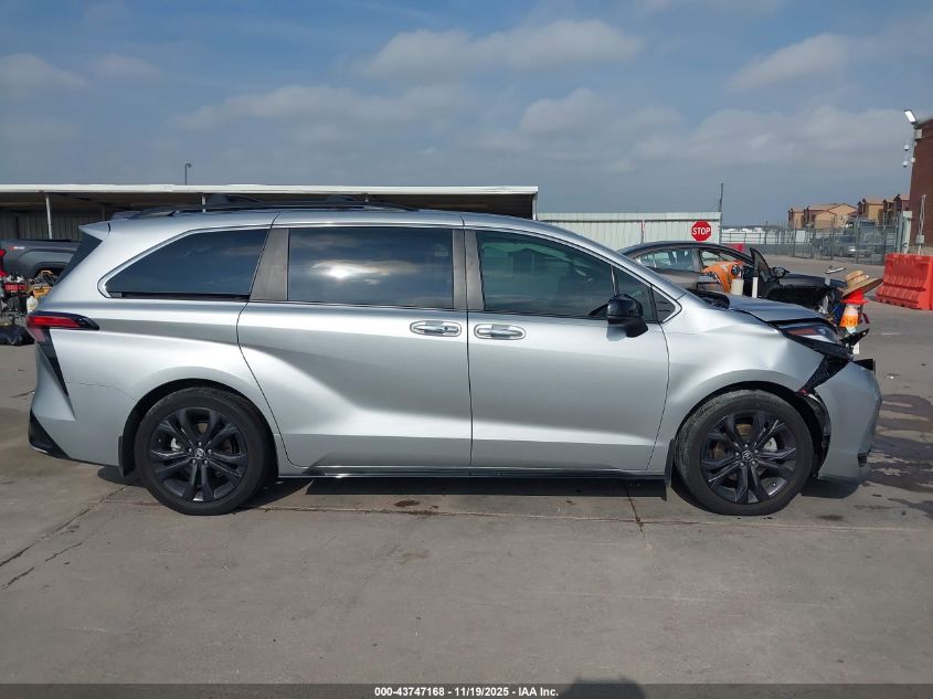 2022 Toyota Sienna Xse VIN: 5TDXRKEC7NS112866 Lot: 43747168