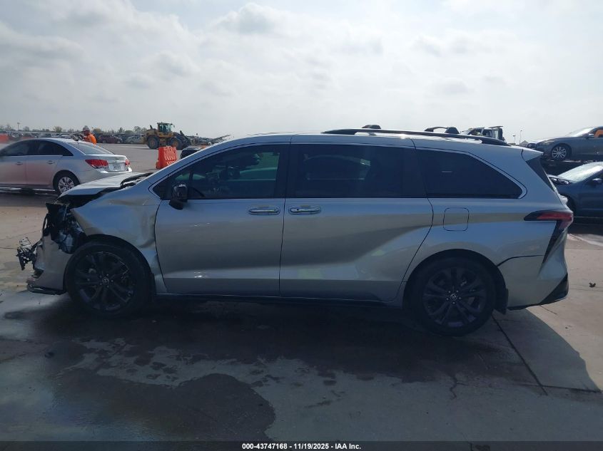 2022 Toyota Sienna Xse VIN: 5TDXRKEC7NS112866 Lot: 43747168