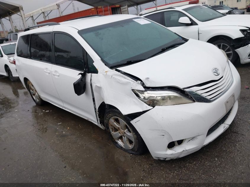 TOYOTA SIENNA LE 8 PASSENGER