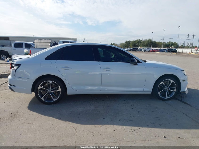 2019 Audi A4 40 Premium/40 Titanium Premium VIN: WAUGMAF47KA112873 Lot: 43747284