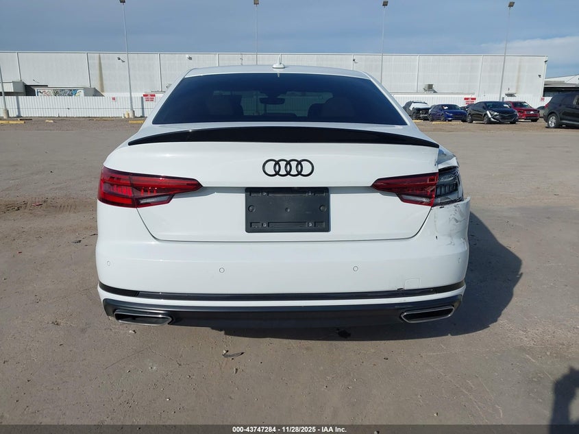 2019 Audi A4 40 Premium/40 Titanium Premium VIN: WAUGMAF47KA112873 Lot: 43747284