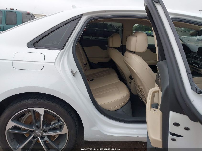 2019 Audi A4 40 Premium/40 Titanium Premium VIN: WAUGMAF47KA112873 Lot: 43747284