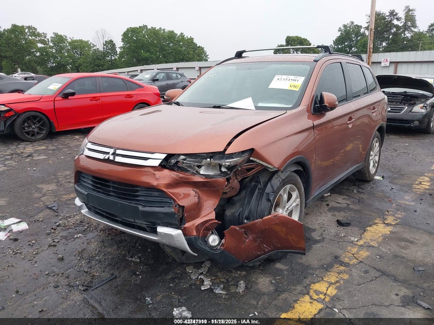 2015 Mitsubishi Outlander Se VIN: JA4AD3A31FZ004012 Lot: 43747310