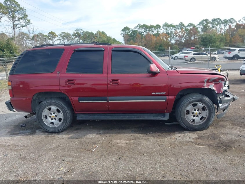 2001 Chevrolet Tahoe Lt VIN: 1GNEC13T31R136491 Lot: 43747319