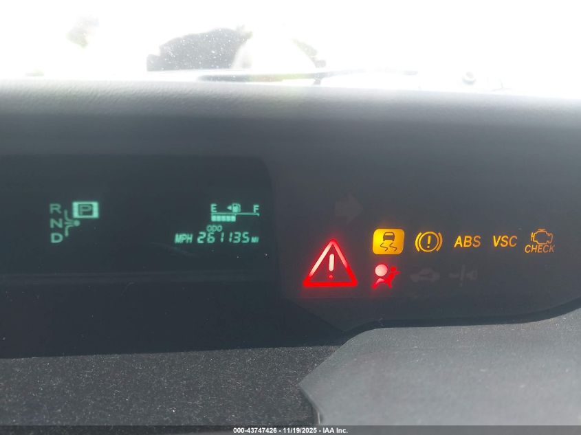 2008 Toyota Prius VIN: JTDKB20U483372825 Lot: 43747426