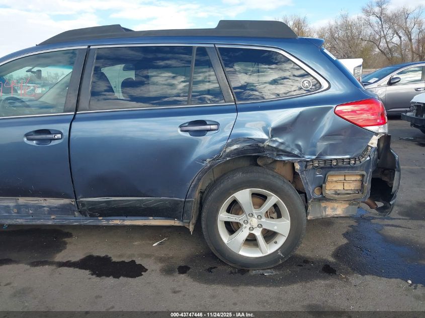 2013 Subaru Outback 2.5I Premium VIN: 4S4BRCCC9D3306264 Lot: 43747446