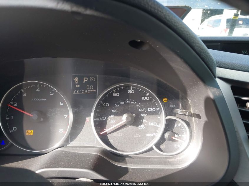 2013 Subaru Outback 2.5I Premium VIN: 4S4BRCCC9D3306264 Lot: 43747446