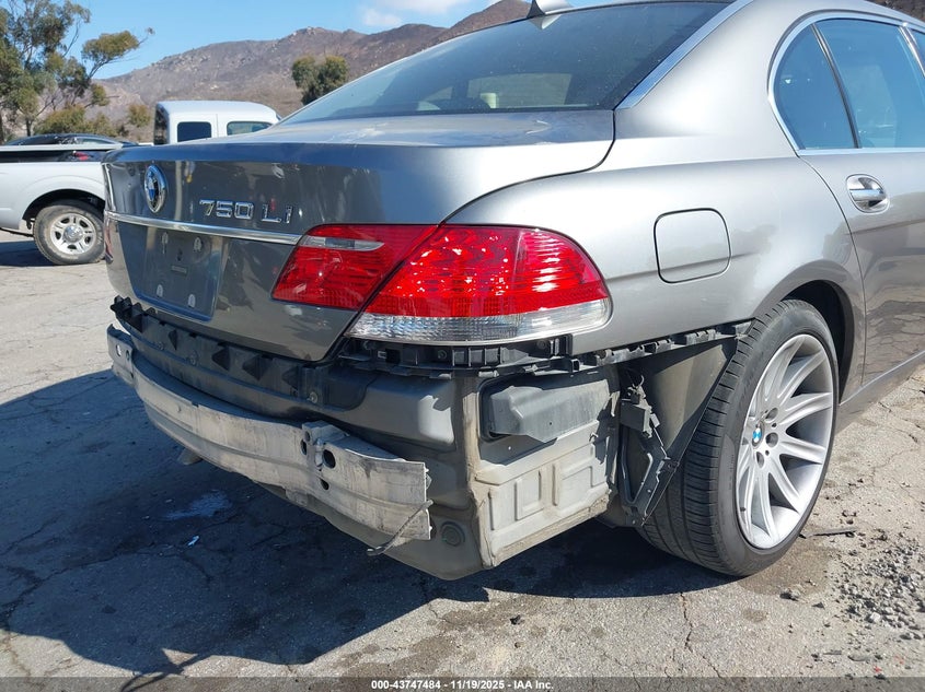 2006 BMW 750Li VIN: WBAHN83516DT61813 Lot: 43747484
