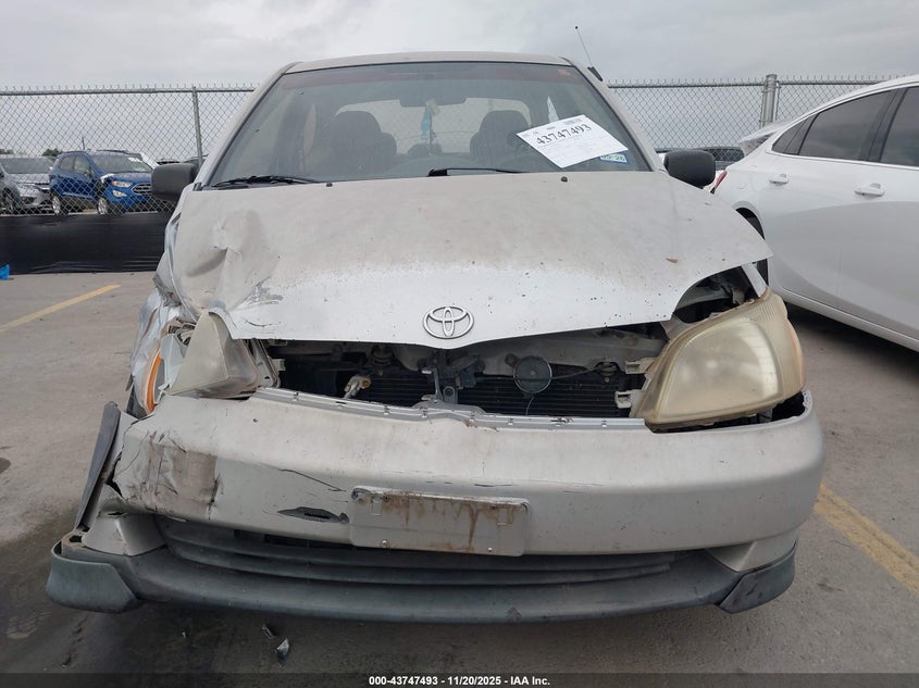 2001 Toyota Echo VIN: JTDAT123610169353 Lot: 43747493