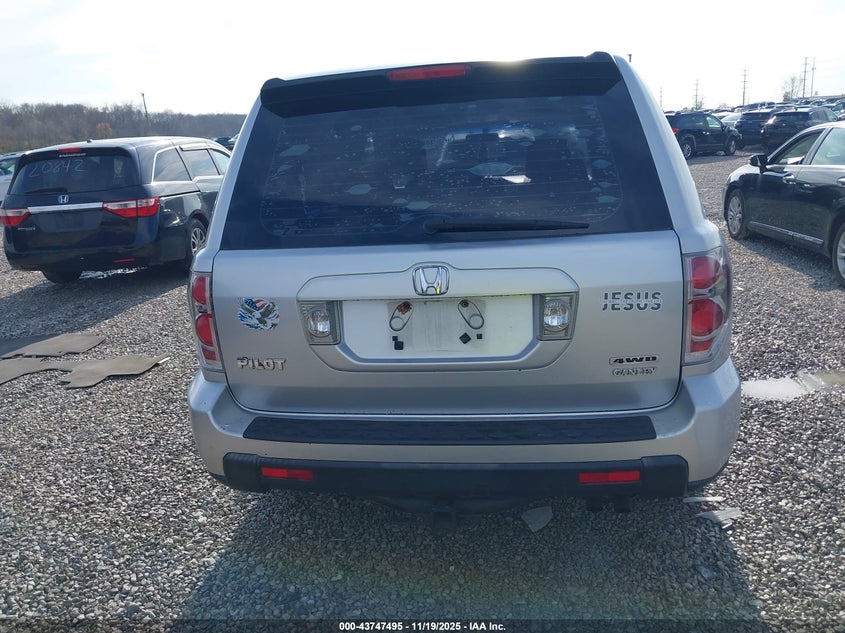 2006 Honda Pilot Lx VIN: 2HKYF18106H528380 Lot: 43747495