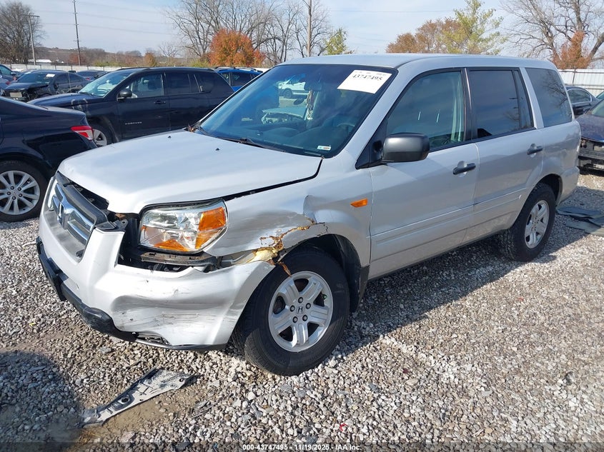 2HKYF18106H528380 2006 HONDA PILOT photo no. 2