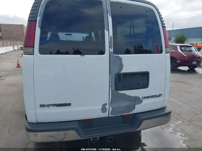 2001 Chevrolet Express VIN: 1GAHG39R511143886 Lot: 43747498