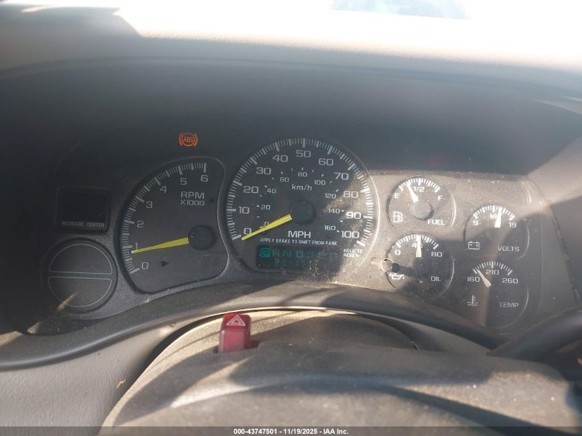 2000 Chevrolet Silverado 1500 Lt VIN: 2GCEC19T8Y1403787 Lot: 43747501