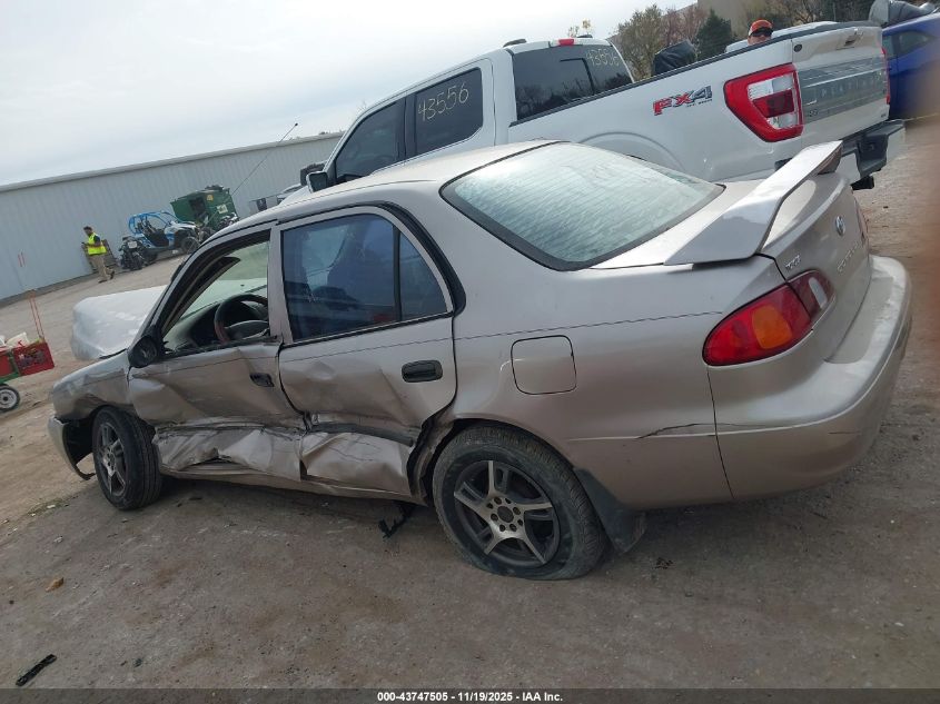 1999 Toyota Corolla Ce VIN: 1NXBR12EXXZ159345 Lot: 43747505