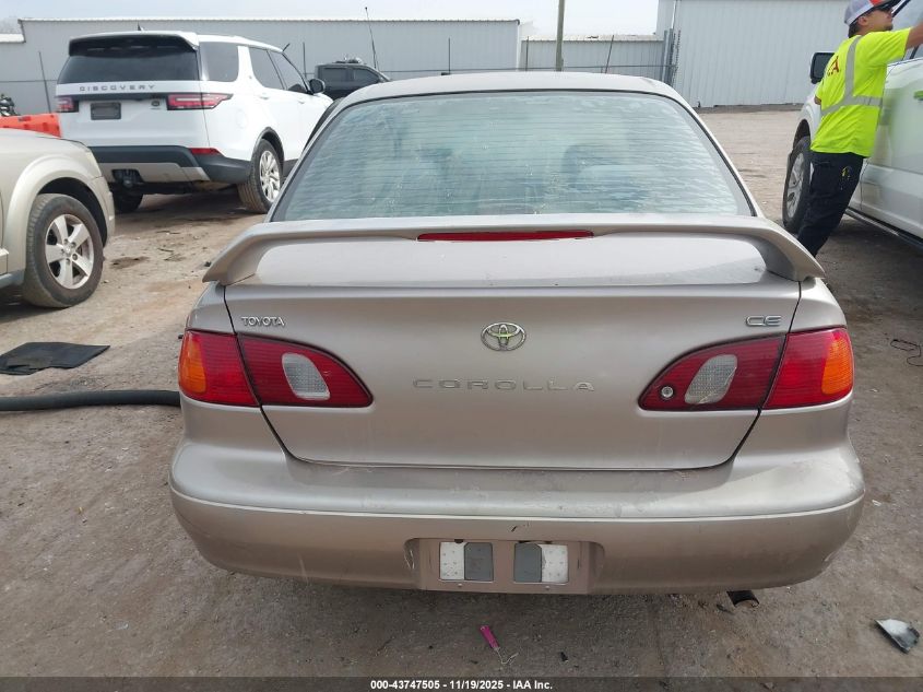 1999 Toyota Corolla Ce VIN: 1NXBR12EXXZ159345 Lot: 43747505