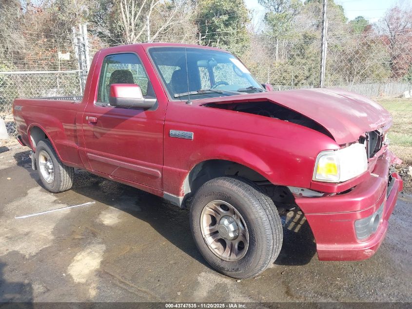 2006 Ford Ranger Sport/Stx/Xl/Xlt VIN: 1FTYR10UX69A28745 Lot: 43747535